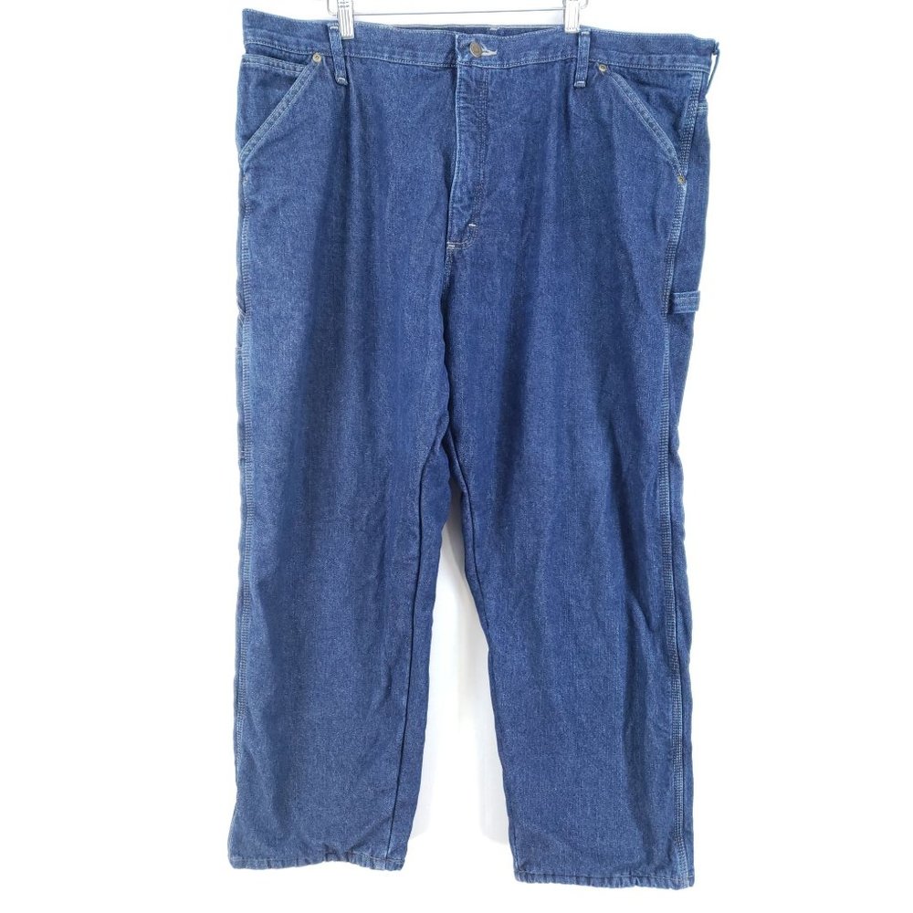 Wrangler Relaxed Fit Fleece Lined Jeans Men's Size 43/30 - Picture 1 of 7